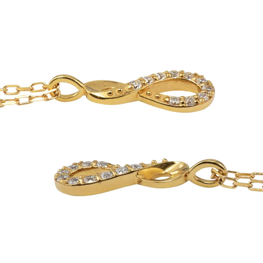 Jewelry i インフィニティ ネックレス メンズ 18金 ダイヤモンド Jewelry i インフィニティ ネックレス メンズ 18金 ダイヤモンド