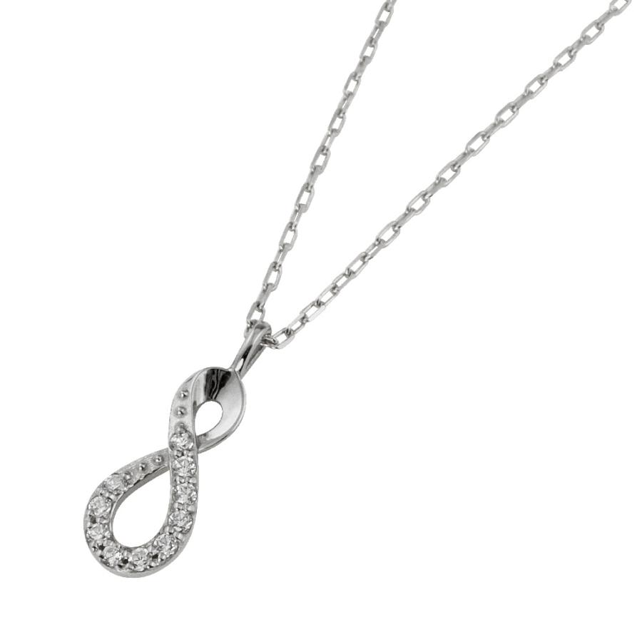 Jewelry i インフィニティ ネックレス メンズ 18金 ダイヤモンド Jewelry i インフィニティ ネックレス メンズ 18金 ダイヤモンド