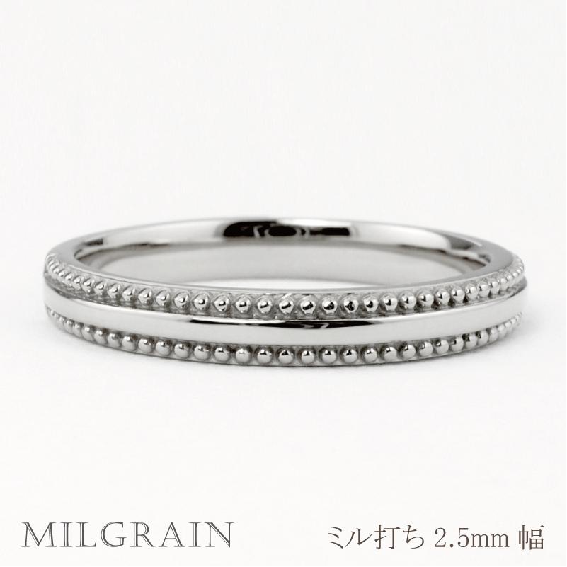 Jewelry i ミル打ち リング 2.5mm幅 プラチナ 指輪 メンズ Pt900 Jewelry i ミル打ち リング 2.5mm幅 プラチナ 指輪 メンズ Pt900