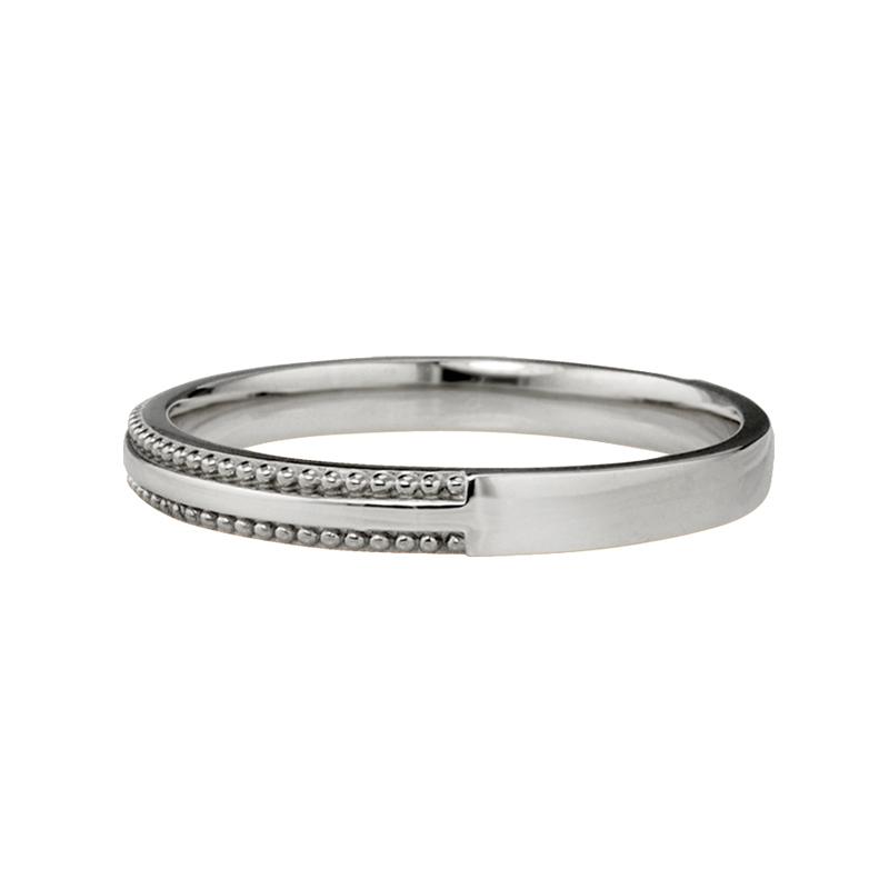 Jewelry i ミル打ち リング 2.5mm幅 プラチナ 指輪 メンズ Pt900 Jewelry i ミル打ち リング 2.5mm幅 プラチナ 指輪 メンズ Pt900