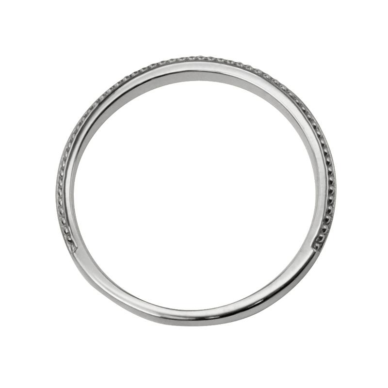 Jewelry i ミル打ち リング 2.5mm幅 18金 指輪 メンズ K18