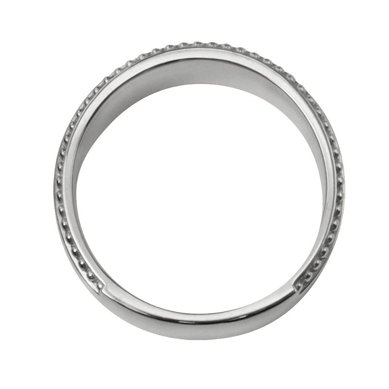 Jewelry i（ジュエリーアイ） ミル打ち リング 5mm幅 18金 指輪