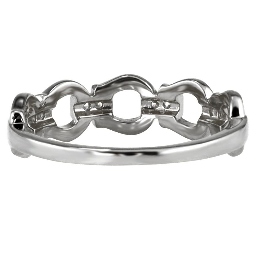 Jewelry i（ジュエリーアイ） 馬蹄 リング 18金 ダイヤモンド 指輪