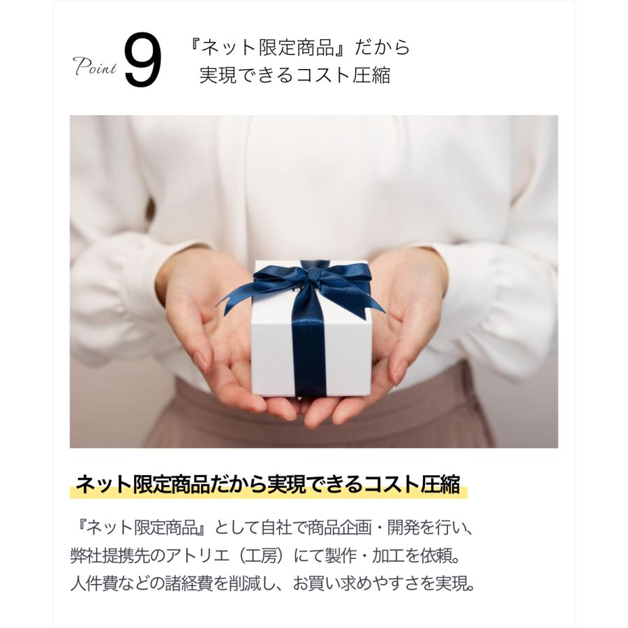 指輪 レディース ピンクゴールド K10PG 天然ダイヤモンド マリッジリング 平打ち ライン 3石 日本製 7号〜13号｜jwlegan｜12