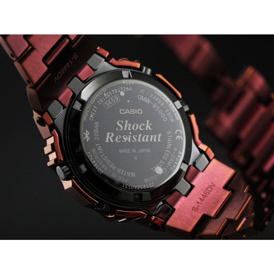 カシオは安心の正規販売店で CASIO G-SHOCK フルメタル ボルドーレッド