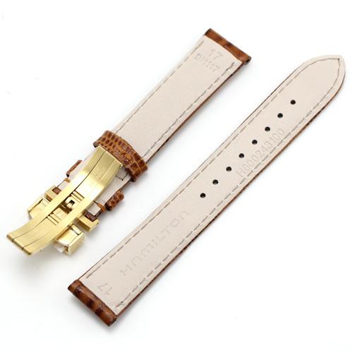 HAMILTON（ハミルトン） ベンチュラ用 純正カーフストラップ ブラウン