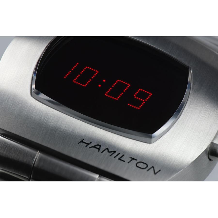 【ハミルトン公認】[即日発送][選べる5年延長保証] HAMILTON ハミルトン PSR シルバー LEDウォッチ ハミルトンパルサーP2復刻モデル PSR 正規輸入品 H52414130の画像