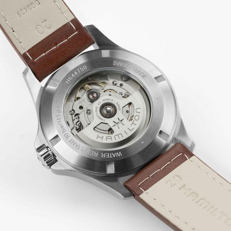 【ハミルトン公認】[即日発送][選べる5年延長保証] HAMILTON カーキフィールド キング デイデイト オート 40mm ブルー KHAKI FIELD KING 正規輸入品 H64475540の画像