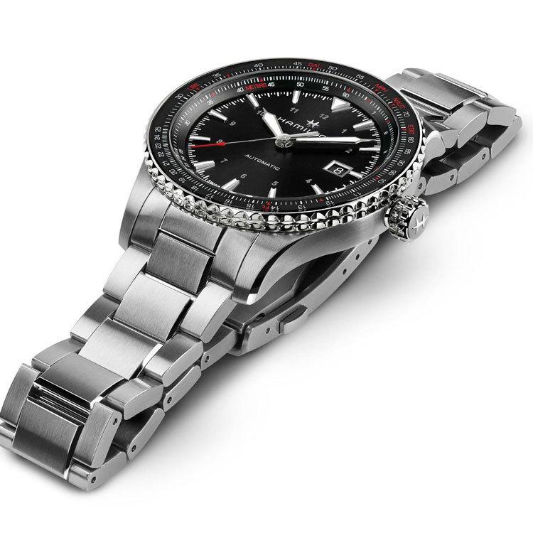 【ハミルトン公認】[即日発送][選べる5年延長保証] HAMILTON カーキアビエーション コンバーター 42mm ニヴァクロン 正規輸入品 KHAKI CONVERTER H76615130の画像