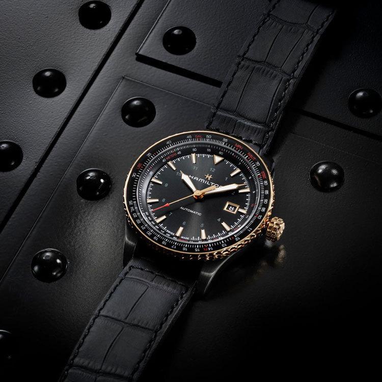 【ハミルトン公認】[即日発送][選べる5年延長保証] HAMILTON カーキアビエーション コンバーター 42mm ニヴァクロン 正規輸入品 KHAKI CONVERTER H76635730の画像
