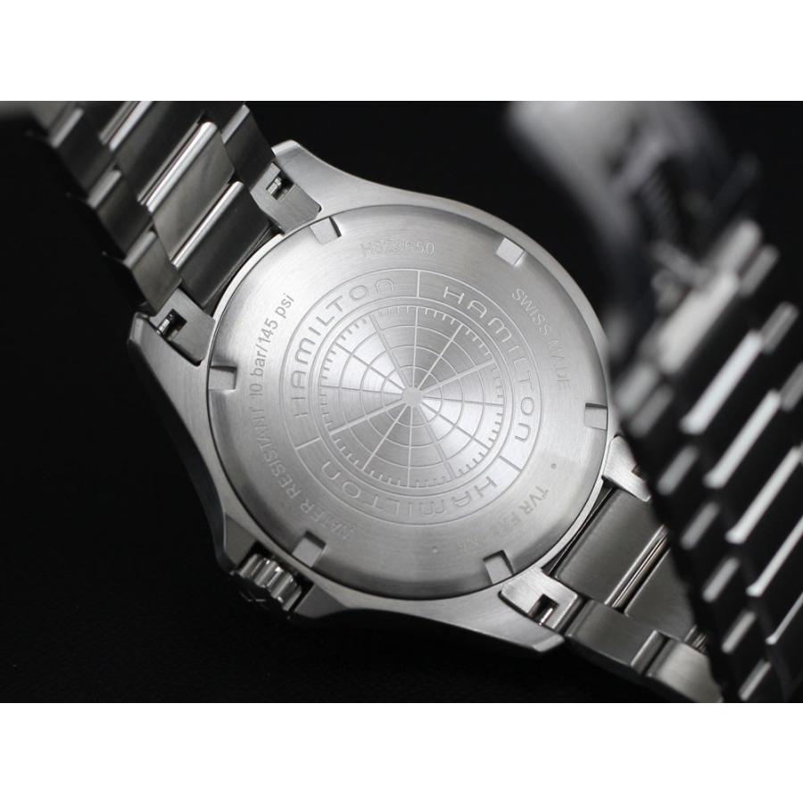 【ハミルトン公認】[即日発送][選べる5年延長保証] HAMILTON カーキ ネイビー スキューバ 40mm ブルーオレンジ SSブレス KHAKI NAVY SCUBA 正規輸入品 H82365141の画像