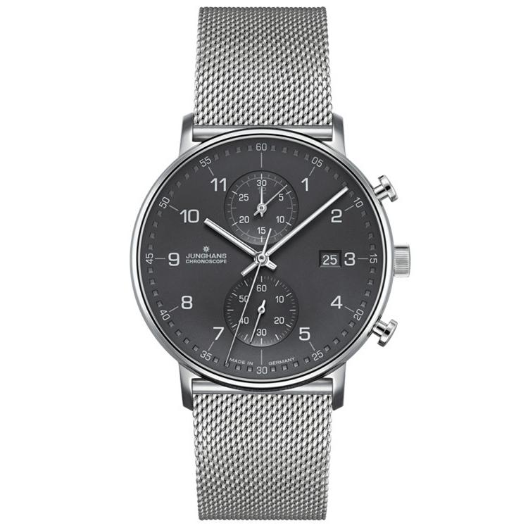 【美品】JUNGHANS ユンハンス フォームC クロノグラフ クォーツ JUNGHANS Form Cクロノグラフ フォームC ユンハンス