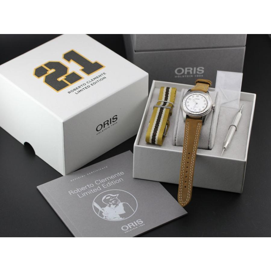 オリスは安心の正規販売店で Oris ビッグクラウン ポインターデイト ロベルト クレメンテ 限定 40mm Roberto Clemente Limited 正規輸入品 f Ori f Besshoオンラインストア 通販 Yahoo ショッピング