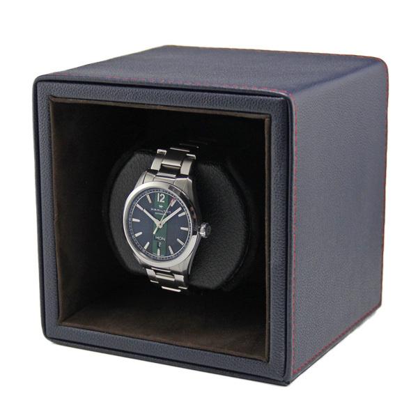 トーテム TOTEM キューブ型ウォッチワインダー レザー調 １本巻き マブチモーター搭載 TTM-TY-01-F8