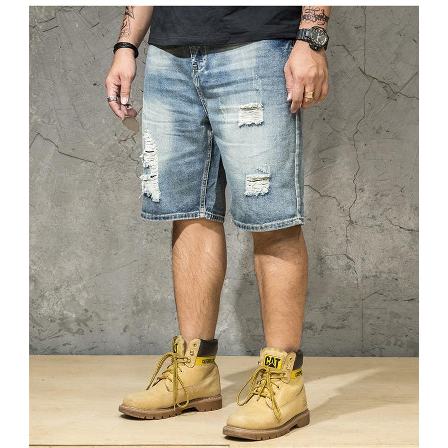 サイズxl 6xl ジーンズ メンズ 五分丈 ハーフパンツ メンズ 短パン 大きめ デニムパンツ ダメージ 大きいサイズ Xl 6xl 履きやすい ストレッチ ブルー Cbq3326 J Works 通販 Yahoo ショッピング