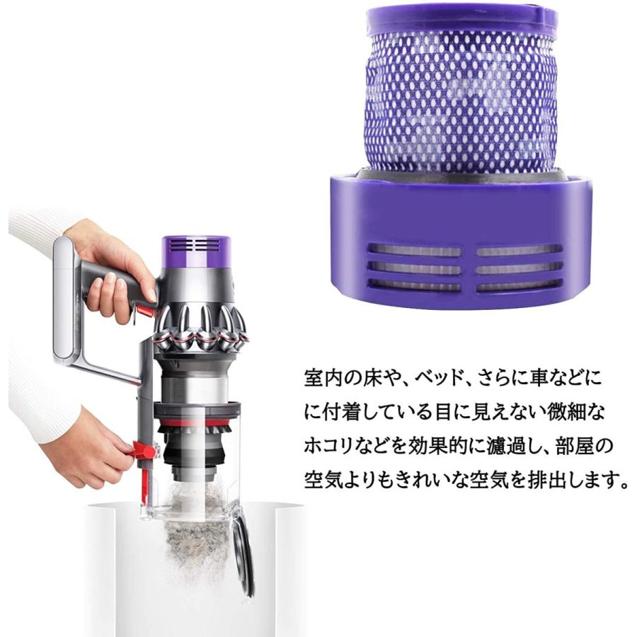 ダイソン V10 SV12 dyson 掃除機用フィルター V10 SV12 交換用 フィルター 塵 埃 ダイソン掃除機フィルター 互換フィルター｜jwork｜03