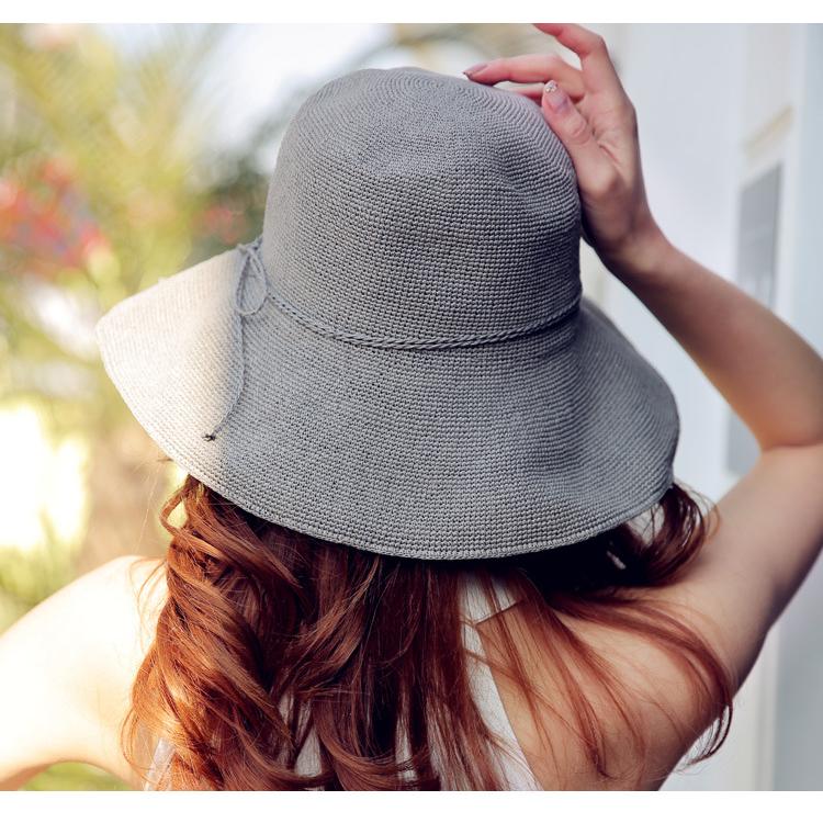 サンバイザー　麦わら帽子　オフホワイト　紫外線対策　帽子　ナチュラル