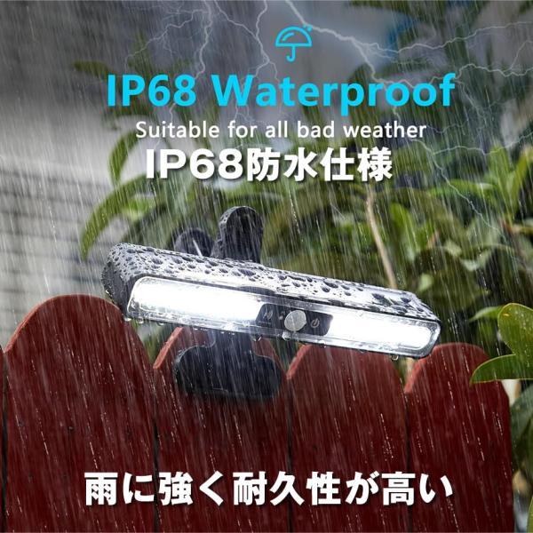 ソーラーライト センサーライト 屋外 防水 明るい 人感 ガーデンライト