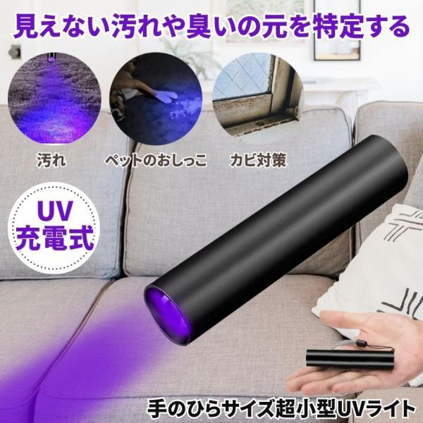 懐中電灯 ブラックライト ハンディライト led ライト UV 紫外線