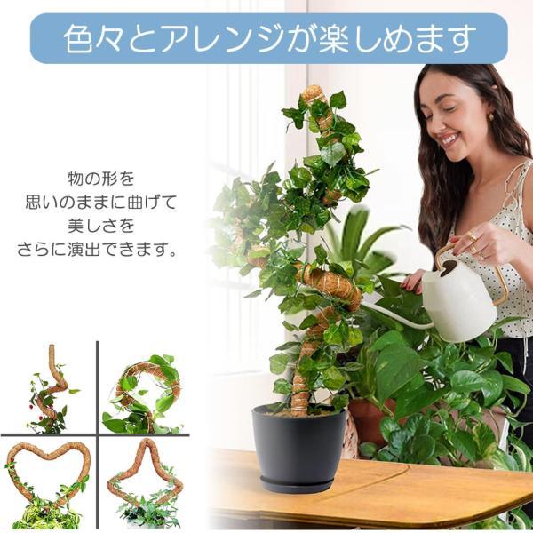 曲げられる ココスティック 80cm 2本 セット ココナッツ支柱
