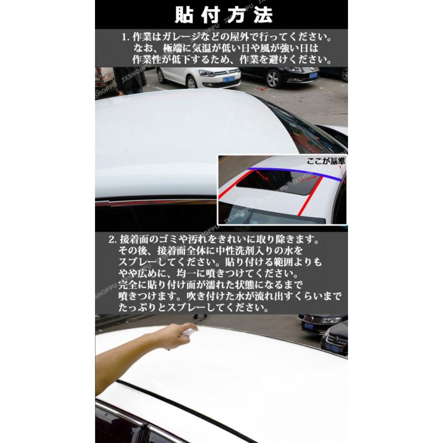 ダミーサンルーフ スポーティー カスタム 汎用 78×38cm ブラック