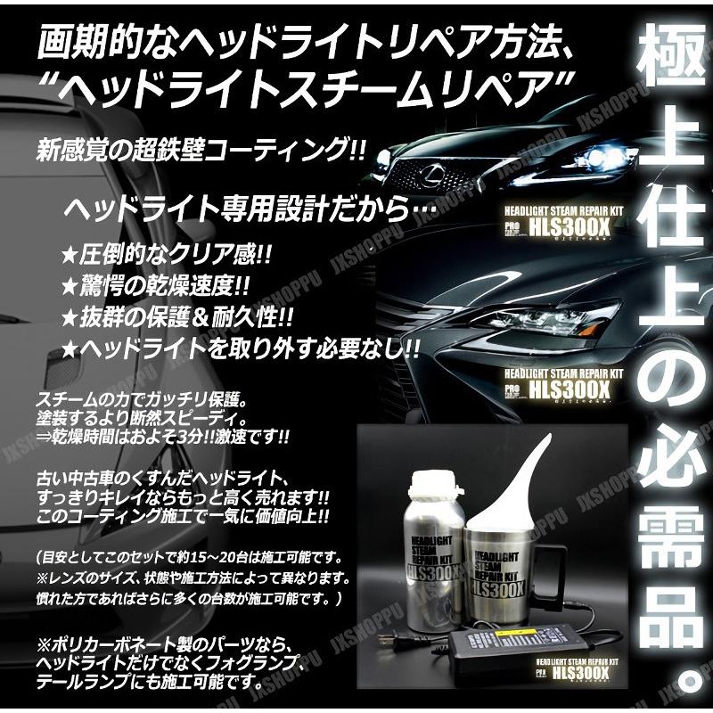 訳あり ヘッドライトリペアキット フルセット Ver.3 800g コーティング