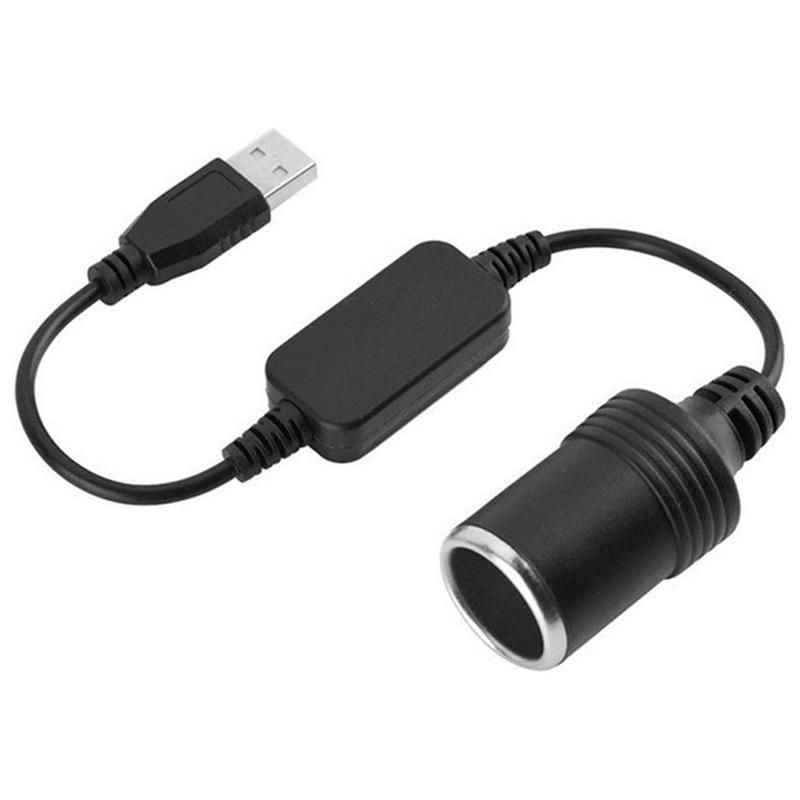 シガーソケット メス USBポートからシガーに 12V 車 シガレット