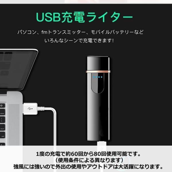 プラズマライター アークライター 電子ライター USB 充電式 アーク