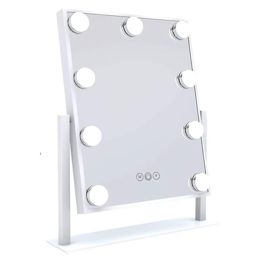 女優ミラー 卓上 ドレッサー 化粧鏡 ハリウッドミラー ライト メイク