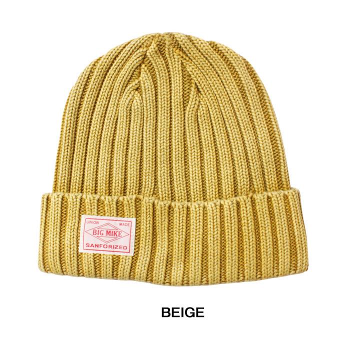 BIG MIKE（ビッグマイク） ピグメント ニットキャップ 102014000