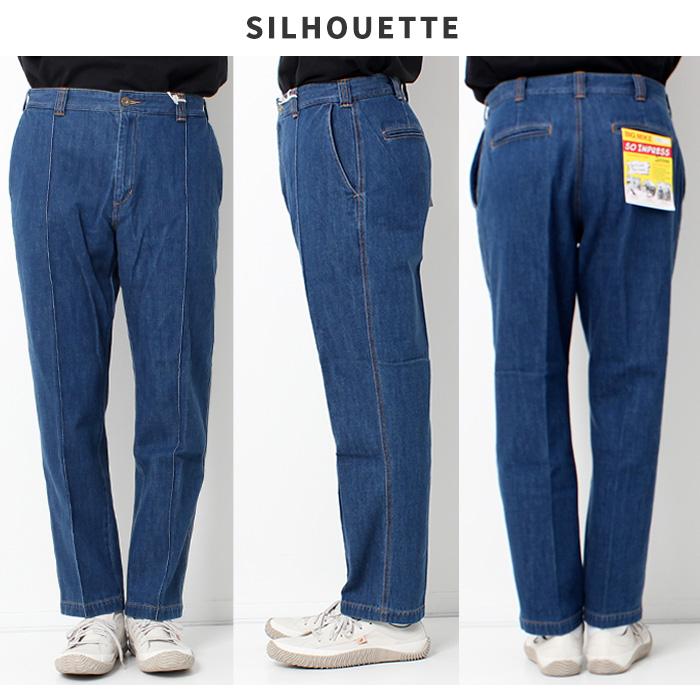 BIG MIKE（ビッグマイク） デニム ピンタックパンツ メンズ ジーンズ