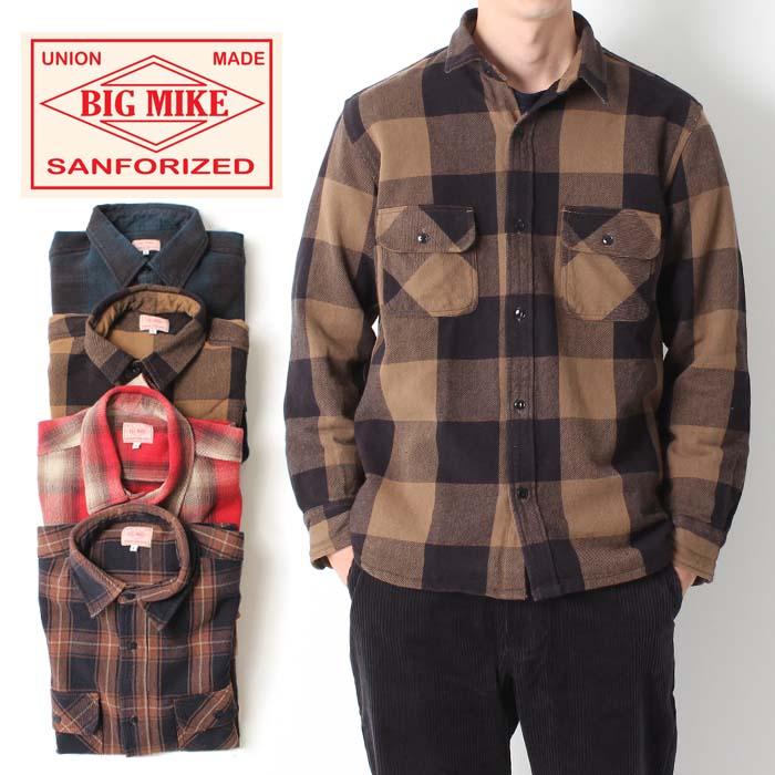Bigmike ビッグマイク ヘビーフランネル チェック ワークシャツ チェックシャツ シャツ アメカジ メンズ 秋 冬 Jxt Style 通販 Yahoo ショッピング
