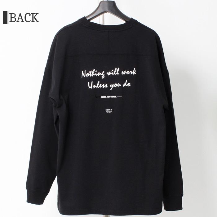 SLICK（スリック） ドロップショルダー プリントTシャツ 5155708 t