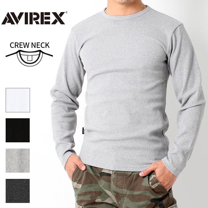 AVIREX アヴィレックス 長袖 クルーネック Tシャツ 6153481 tシャツ カットソー 無地t 無地 トップス ロンt メンズ:ブランド一覧 :6153481-long-crew:jxt-style 通販 AVIREX ロンT 長袖 XLサイズ 白 ホワイト メンズ