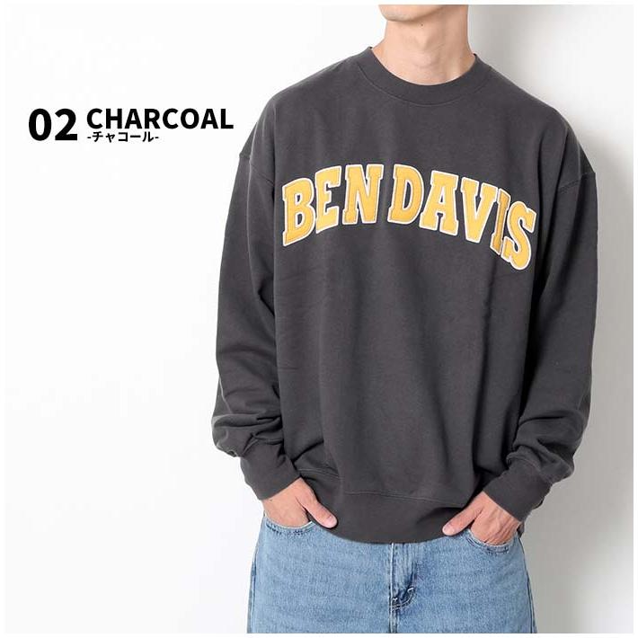 BEN DAVIS ベンデイビス ロゴパッチHDクルーネック C-2780036