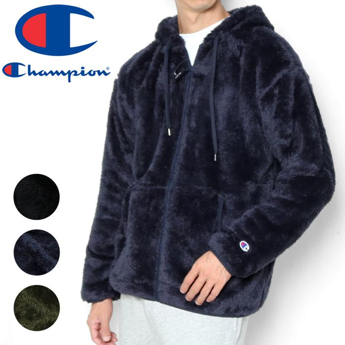 champion microfleece hooded jacket