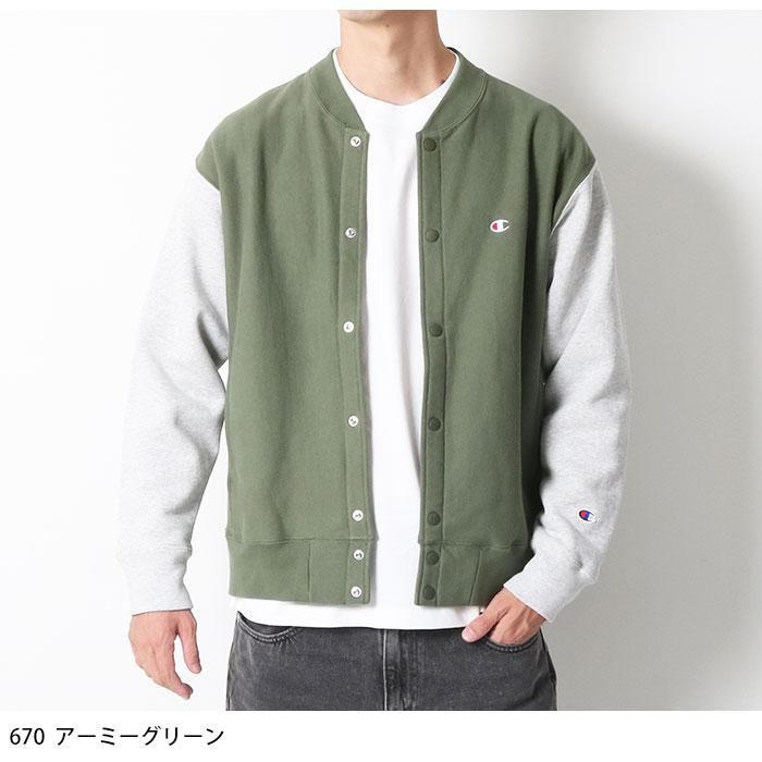 チャンピオン Champion リバースウィーブ(R) スナップスウェットシャツ C3-W013 メンズ 11.5オンス スウェット ...