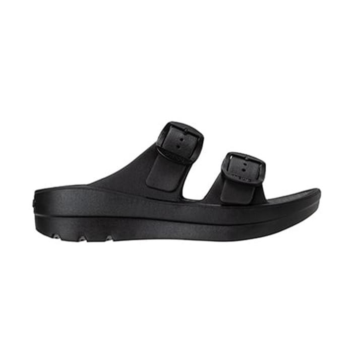 TELIC W-BUCKLE BLACK テリック ダブルバックル ブラック サンダルプール 海 室内履き ビーチサンダル 歩行をサポート アウトドア｜jxt-style｜08