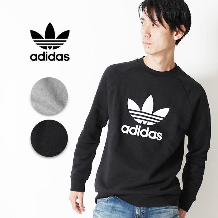 adidas trefoil crew sweat