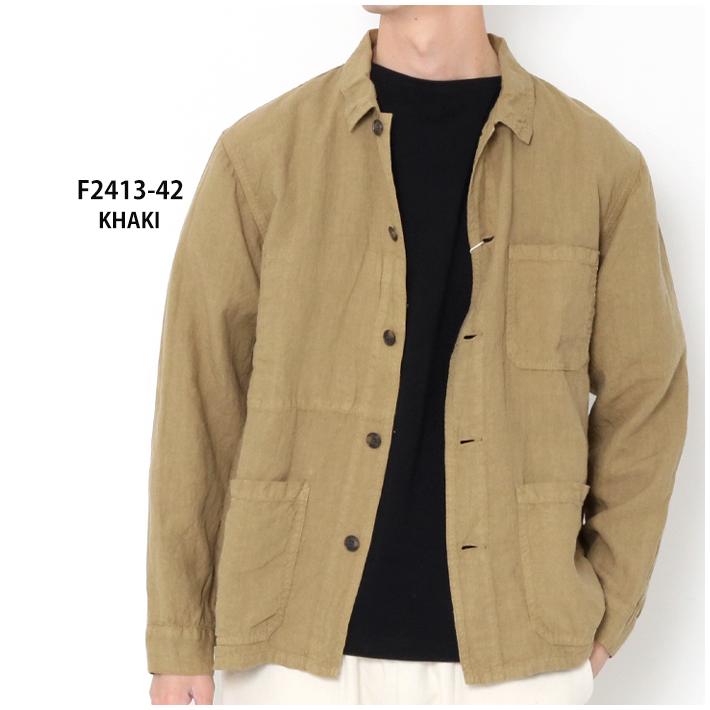 FOB FACTORY（エフオービーファクトリー） メンズ 長袖シャツ 麻 春夏