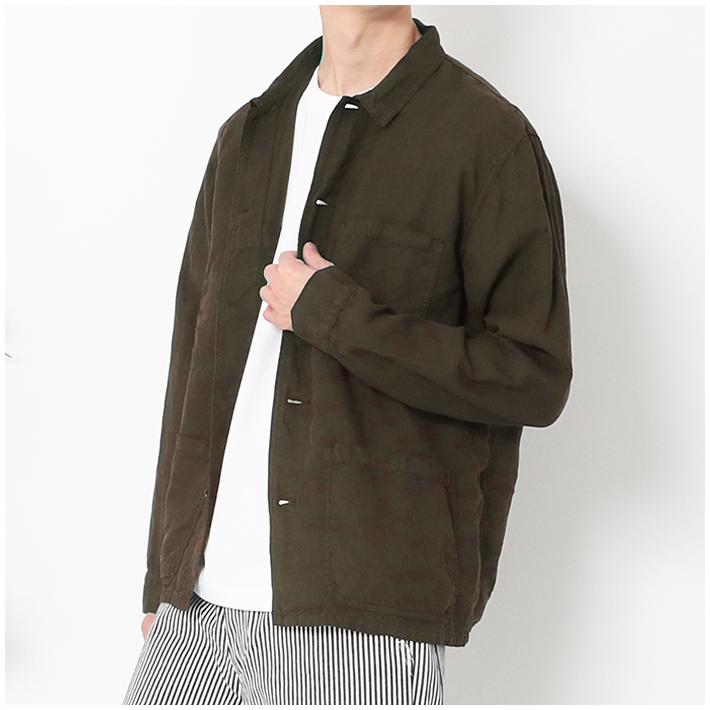FOB FACTORY（エフオービーファクトリー） メンズ 長袖シャツ 麻 春夏