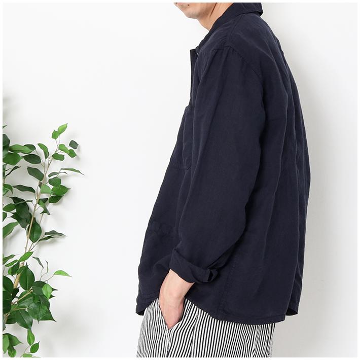 FOB FACTORY（エフオービーファクトリー） メンズ 長袖シャツ 麻 春夏