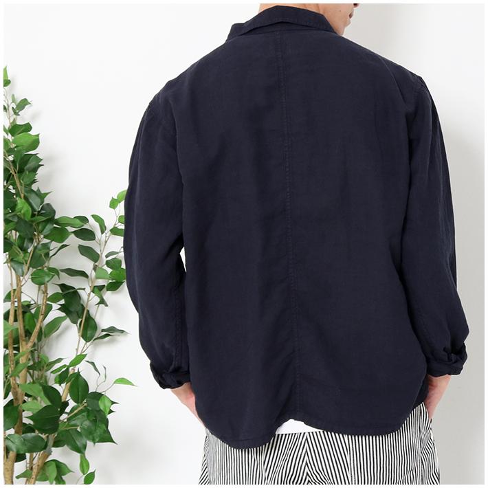 FOB FACTORY（エフオービーファクトリー） メンズ 長袖シャツ 麻 春夏