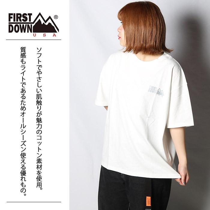 FIRST DOWN ファーストダウン プリント 半袖 Tシャツ F701002