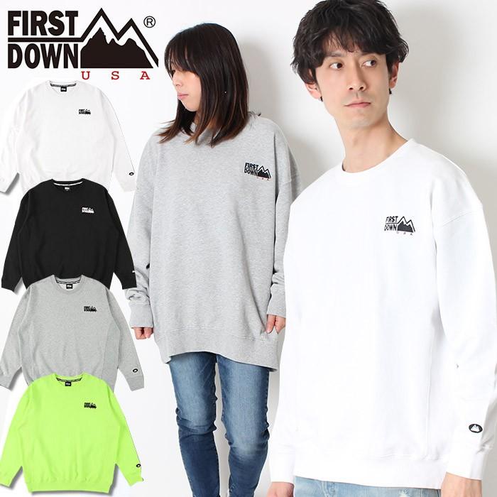 Off First Down ファーストダウン プルオーバー スウェット F スウェット 長袖 ロゴ トレーナー メンズ カジュアル シンプル F Jxt Style 通販 Yahoo ショッピング
