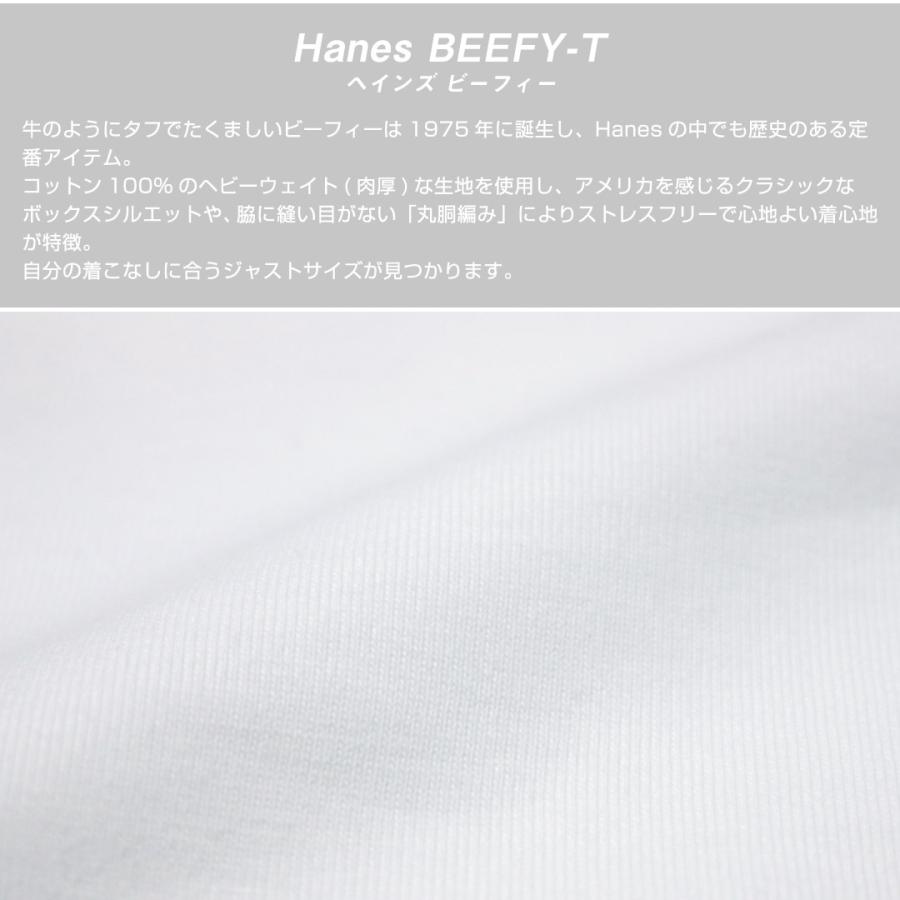 【10%OFF】 Hanes ヘインズ BEEFY-T ビーフィー 長袖 パックTシャツ H5186 ヘビーウェイト ブランド 安い メンズ レディース クルーネックTシャツ 無地｜jxt-style｜03