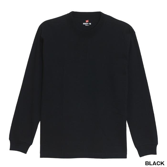BEEFY-T 大きいサイズ Hanes ヘインズ ビーフィー メンズ 長袖 パックT
