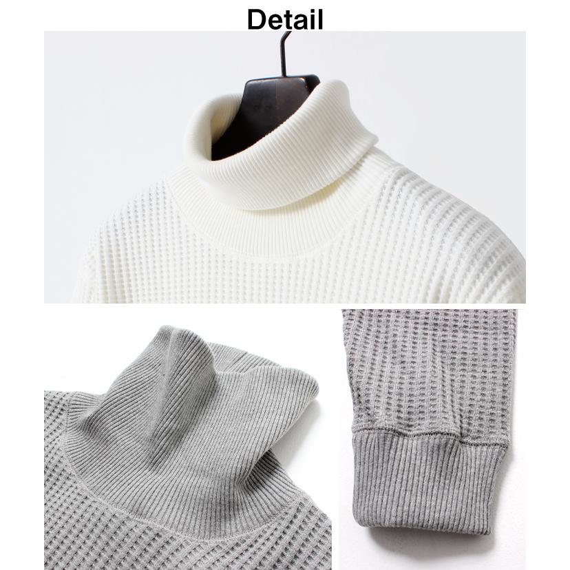 JEMORGAN（ジェーイーモーガン） ビッグワッフル タートルネック