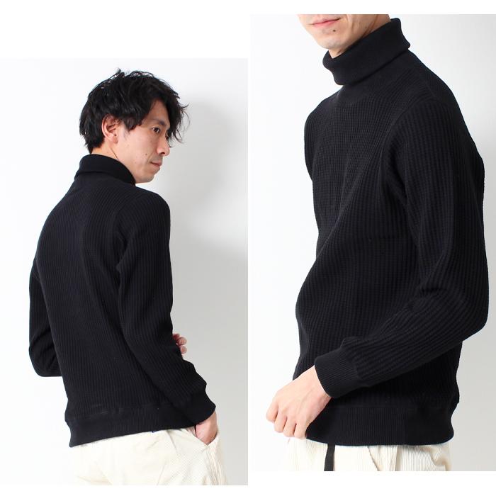 JEMORGAN（ジェーイーモーガン） ビッグワッフル タートルネック