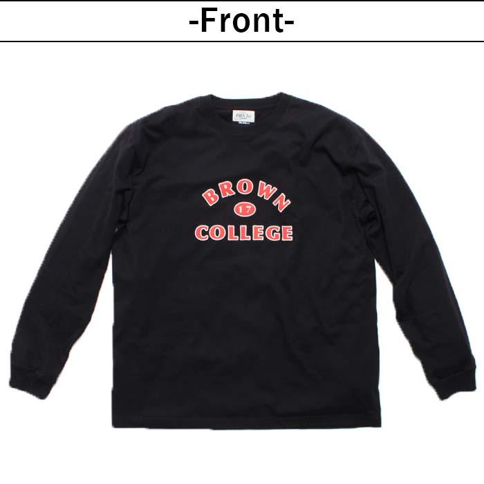 MA_Lo マーロ オリジナル カレッジ ロゴ プリント ロンT MA12830